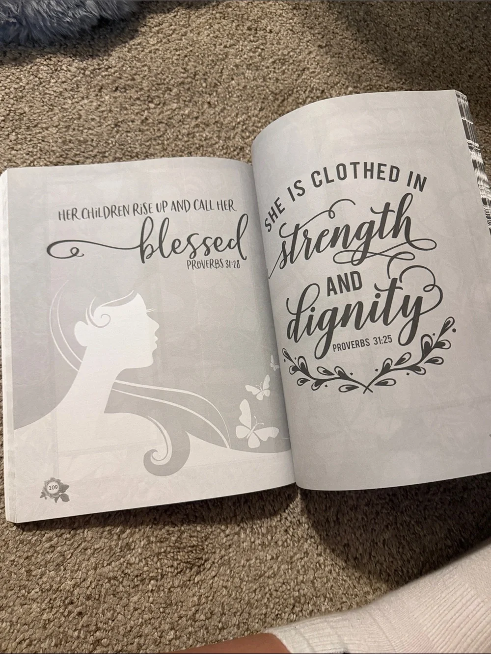 Prayer Journal For Women of God - Black with Floral Design